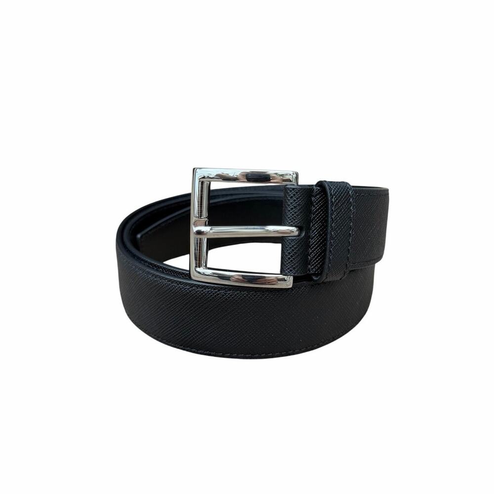 Prada Saffiano Leather Belt NEW Size 34/85